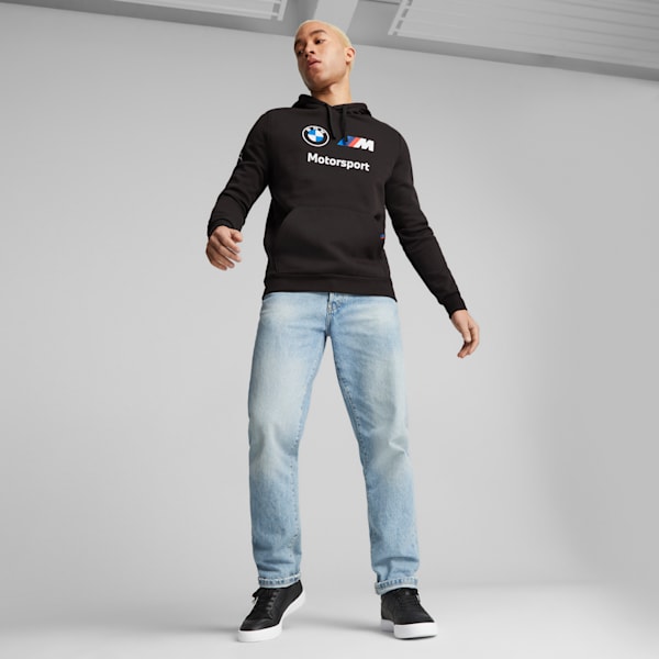 Chandail à capuchon en molleton BMW M Motorsport Homme, PUMA Black, extralarge
